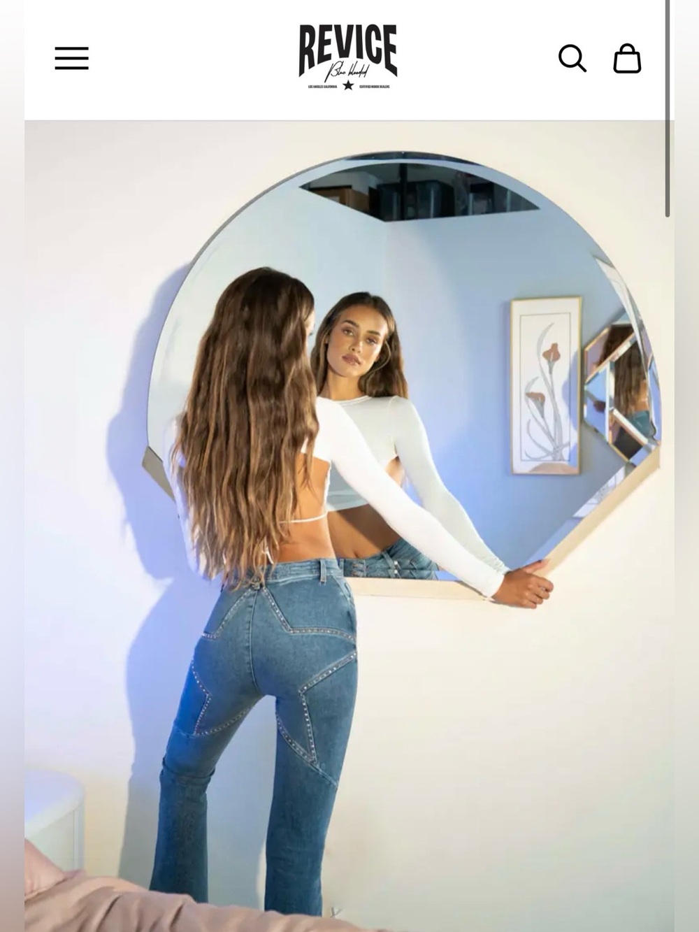 REVICE Denim Venus flare jeans